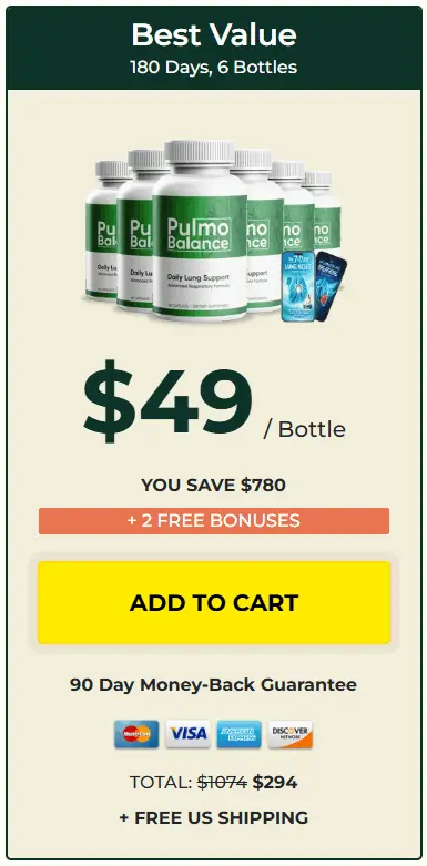 Pulmo Balance 6 bottles